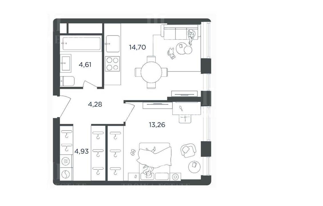 Купить  Квартиру без отделки Шмитовский пр-д 39к6 метро Шелепиха