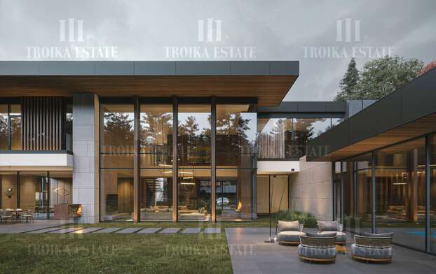 Купить  Коттедж с отделкой Рублево-Успенское 9км от МКАД