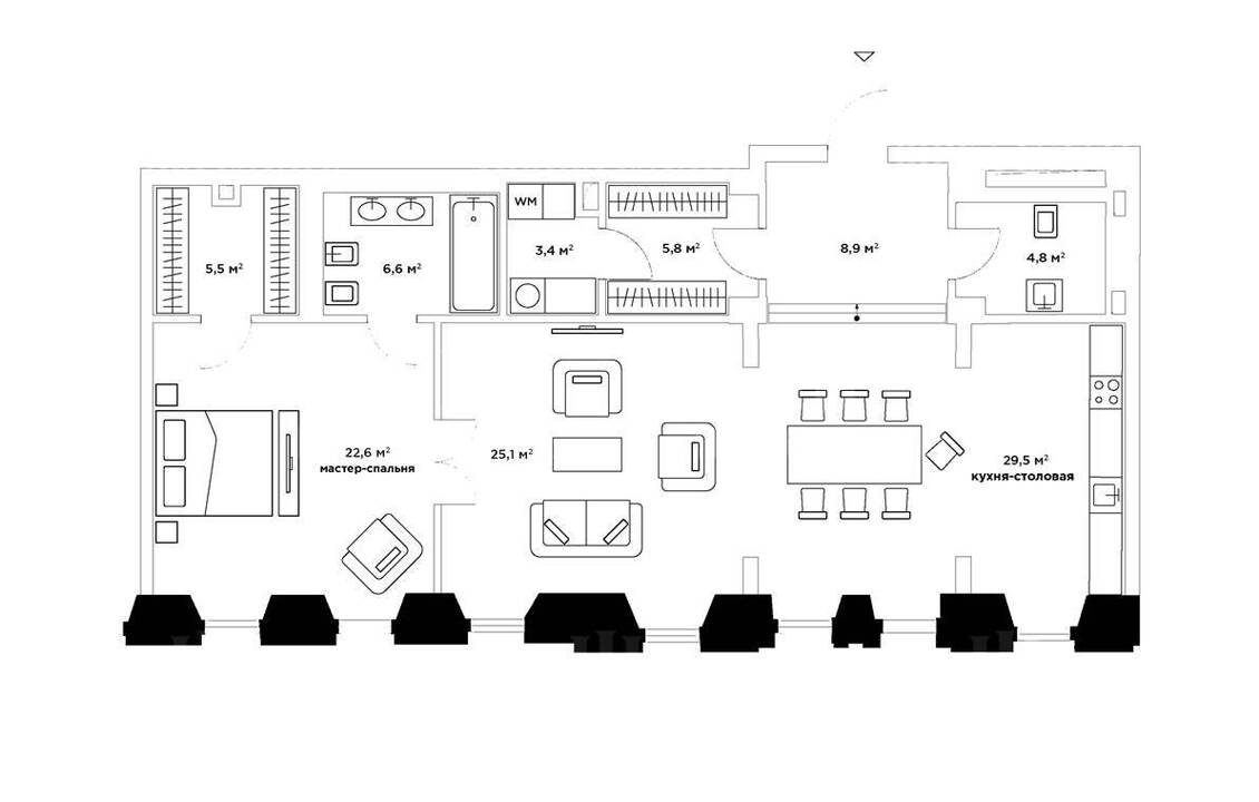 Купить  Апартаменты с отделкой Камергерский пер-к 4 метро Театральная